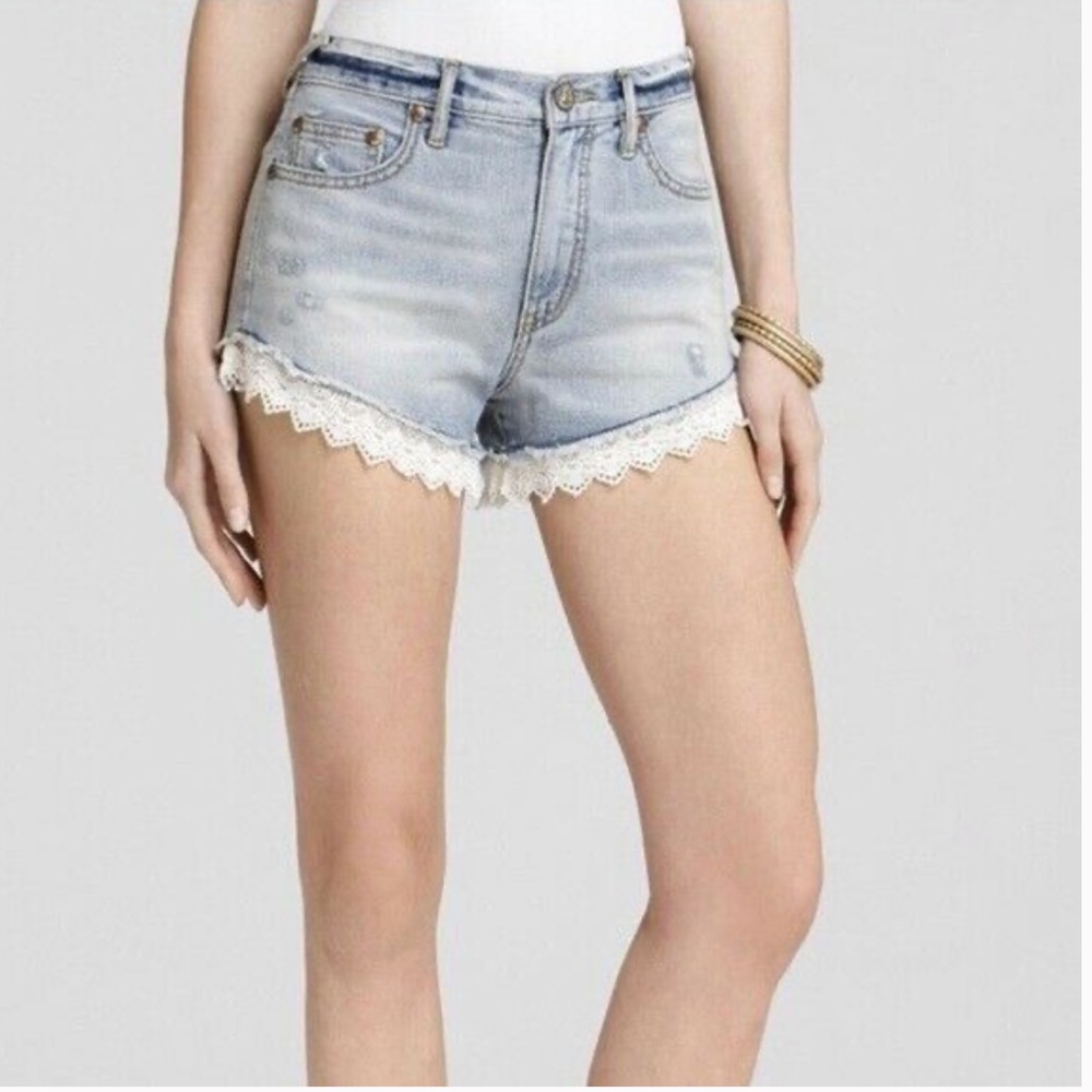 Lacey Denim Cuttoff Shorts